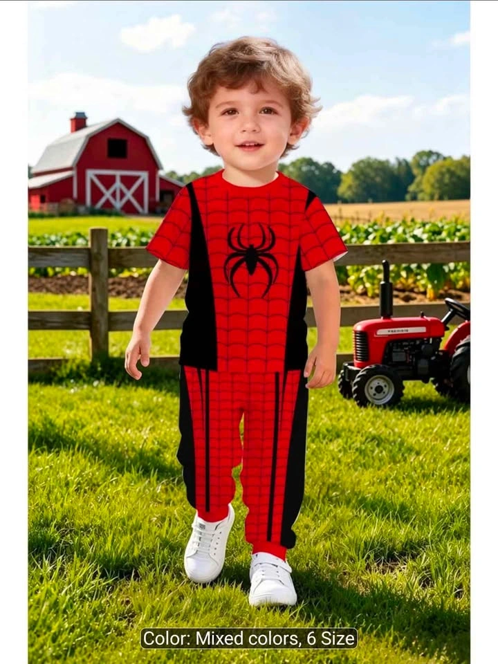 3-4 Year Old Boy Spiderman Costume Size 100 - photo 3