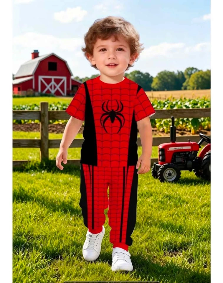 3-4 Year Old Boy Spiderman Costume Size 100 - photo 4