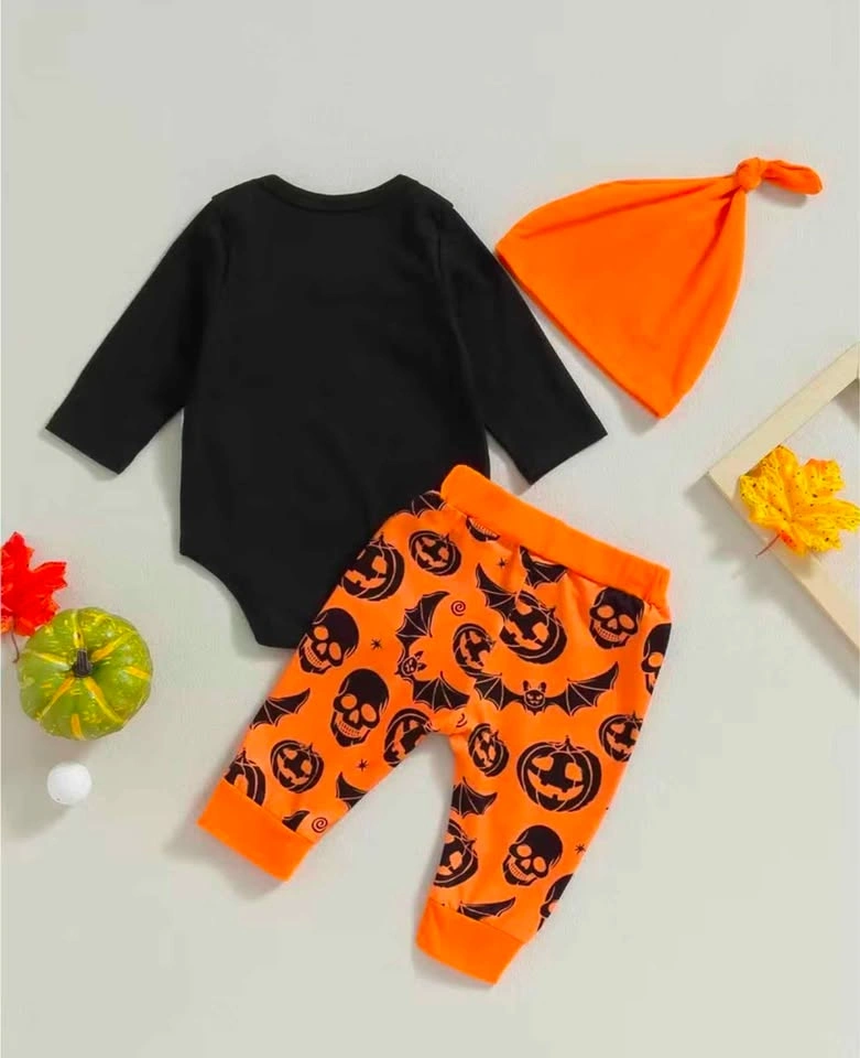 0-3 months 3pcs Newborn Baby Boy & Girl Halloween Outfit - photo 4