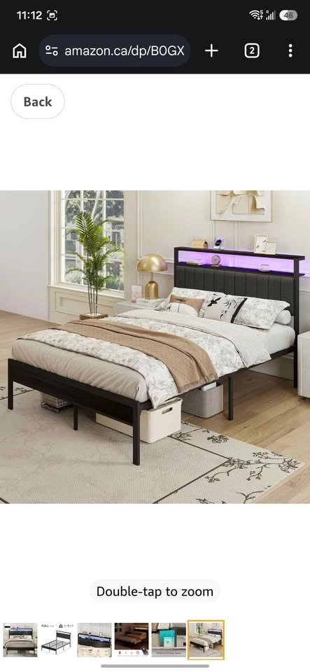 Full size bed frame - photo 3