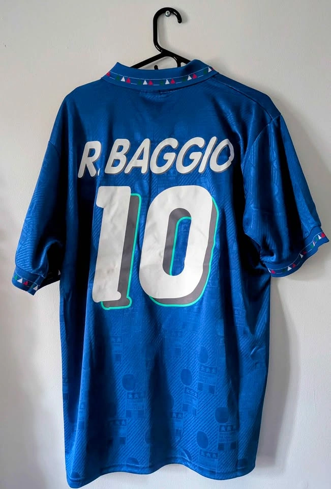 Italy 1994 World Cup #10 Roberto Baggio Diadora Jersey - photo 3