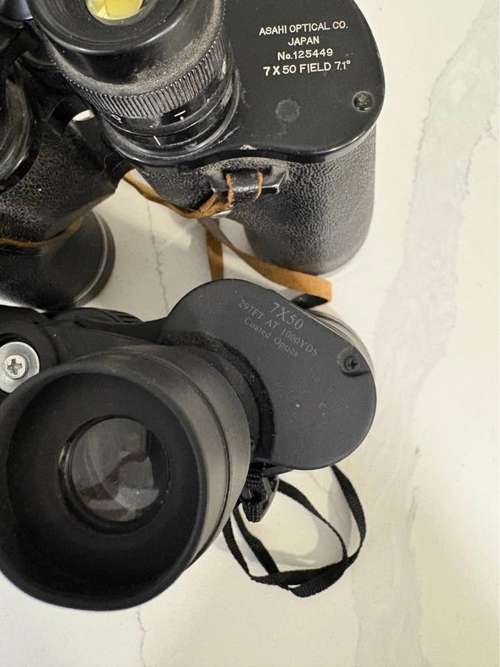 Asahi Pentax Binoculars 7x50 Prism Binoculars Coated Optics - photo 5