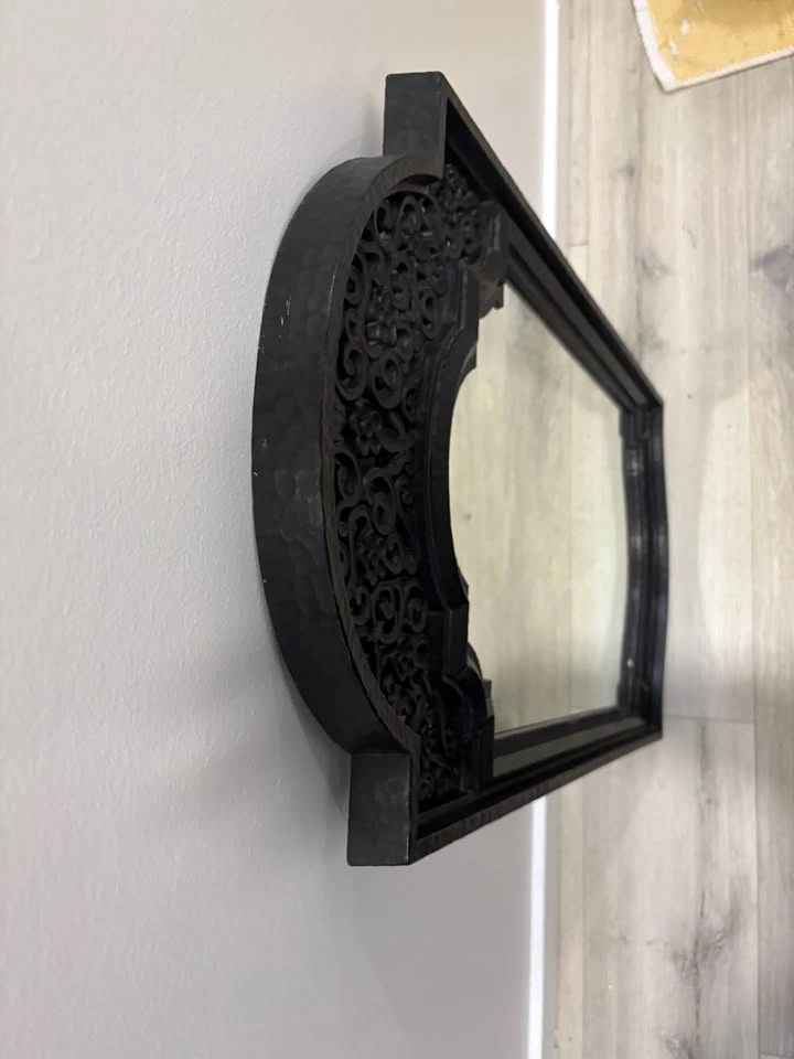 Syroco Mirror Vintage 70’s black mirror - photo 4