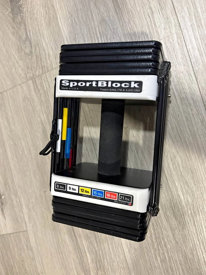 Powerblock Sportblock adjustable dumbbell 6lbs - 21lbs