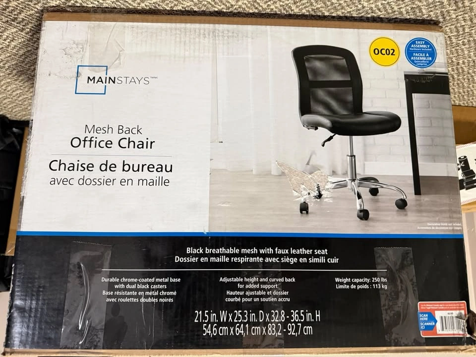 Mainstays Mesh Back Office Chair – $20 - photo 2