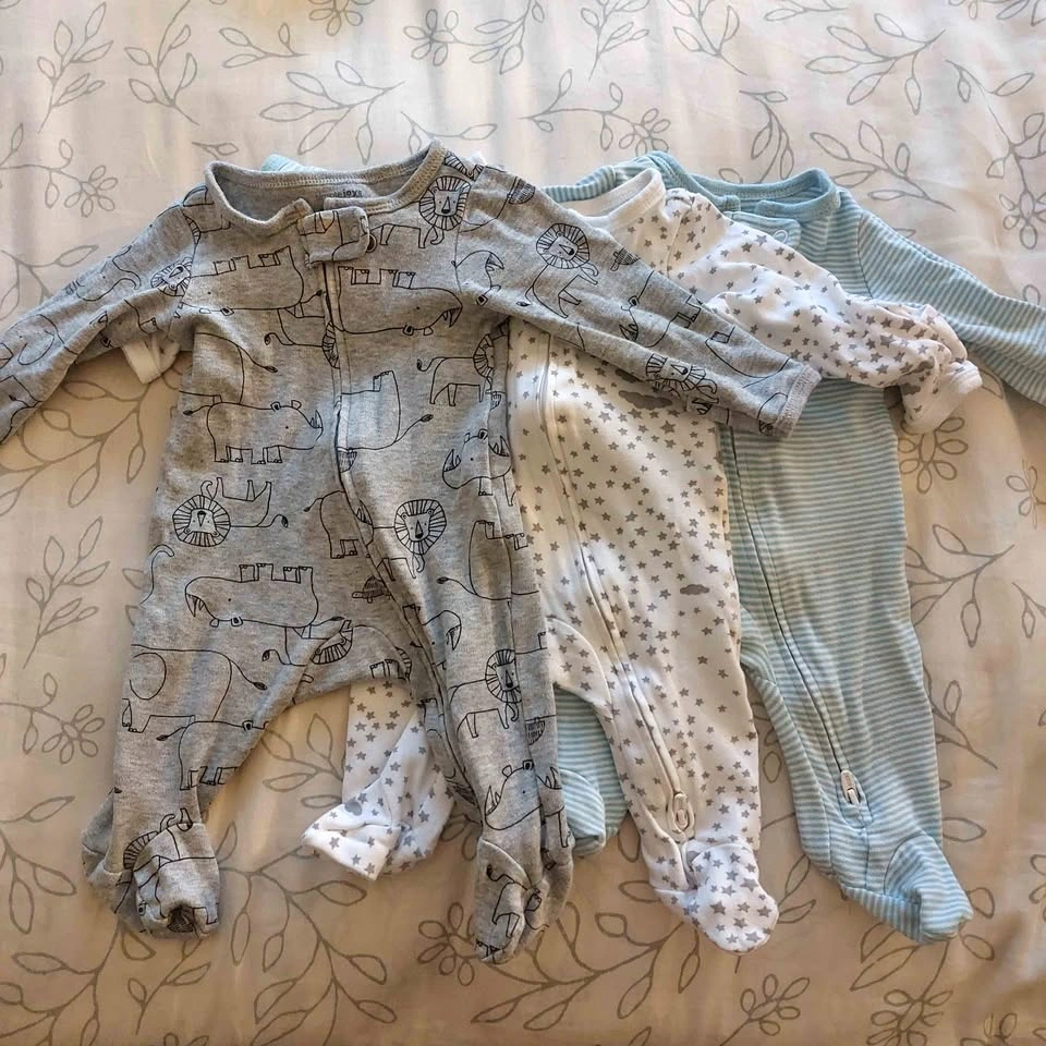 Carter baby onesies / sleepers - newborn size