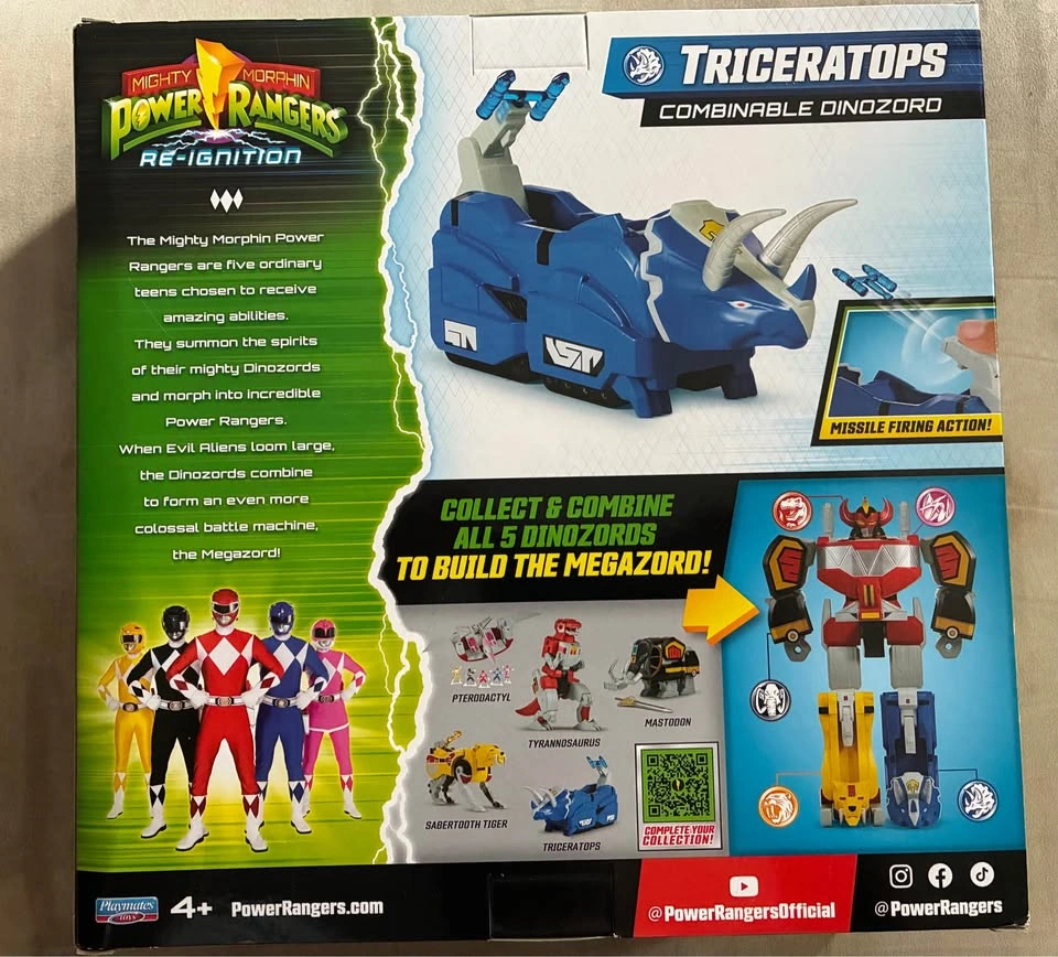 Mighty Morphin Power Rangers: Re-Ignition Triceratops Dinozord - photo 2