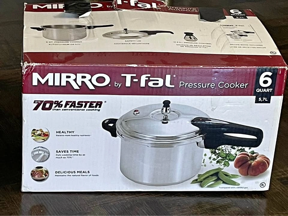 Mirro by T-fal 6-Quart Aluminum Pressure Cooker