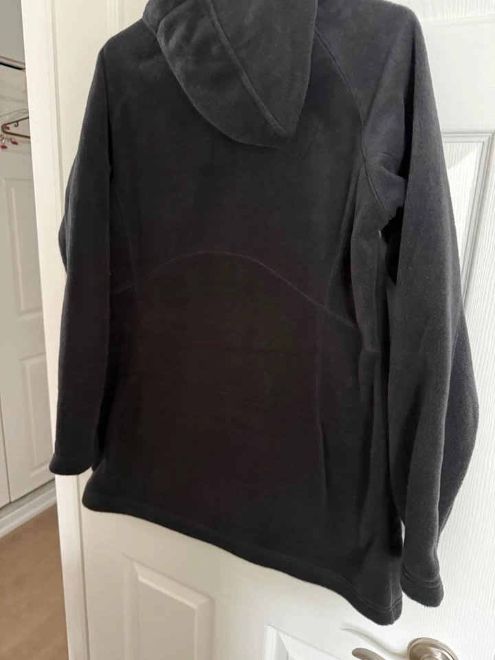 Columbia Black Fleece Hoodie Jacket Size L - photo 2