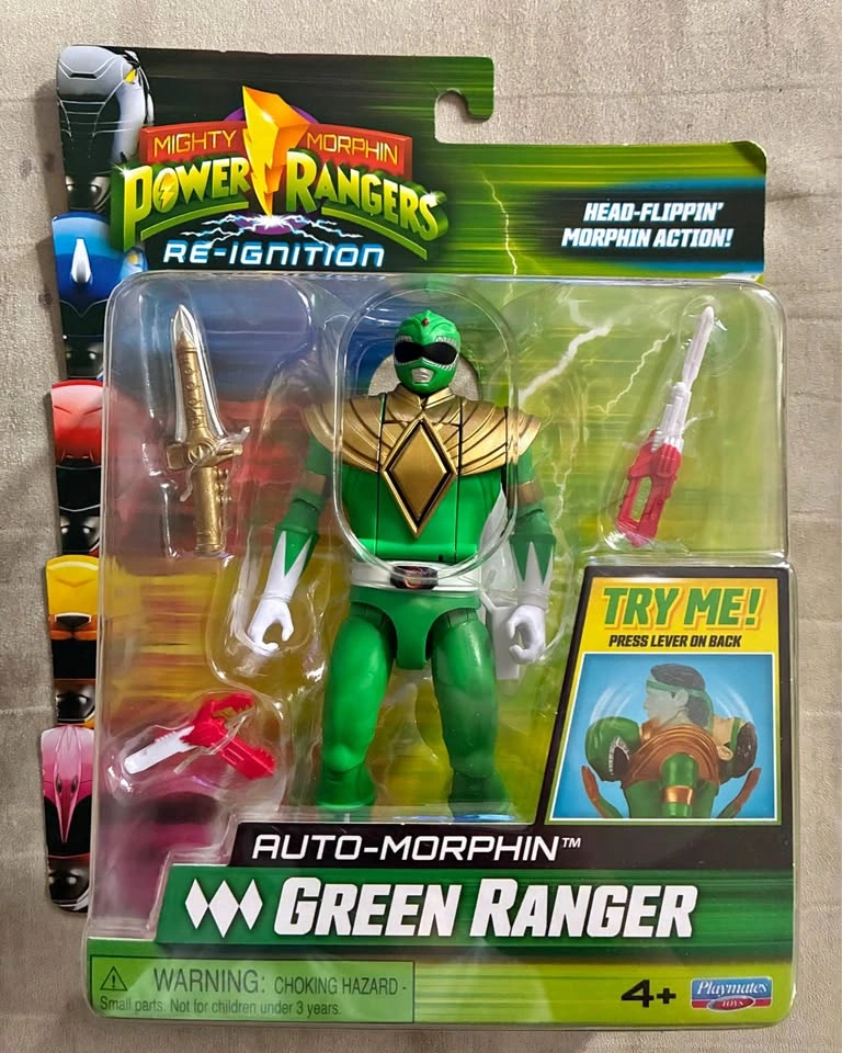 Mighty Morphin Power Rangers: Re-Ignition Green Ranger figure