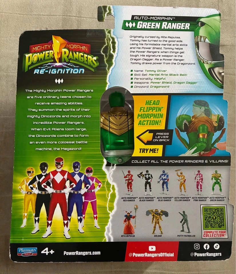 Mighty Morphin Power Rangers: Re-Ignition Green Ranger figure - photo 2