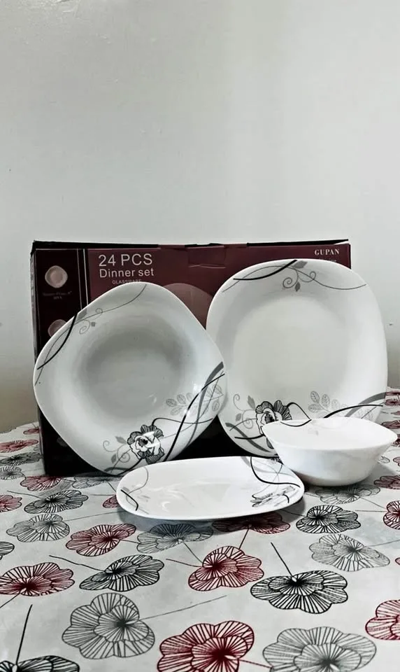 🍽✨ 24-Piece Glassware Dinner Set thumbnail