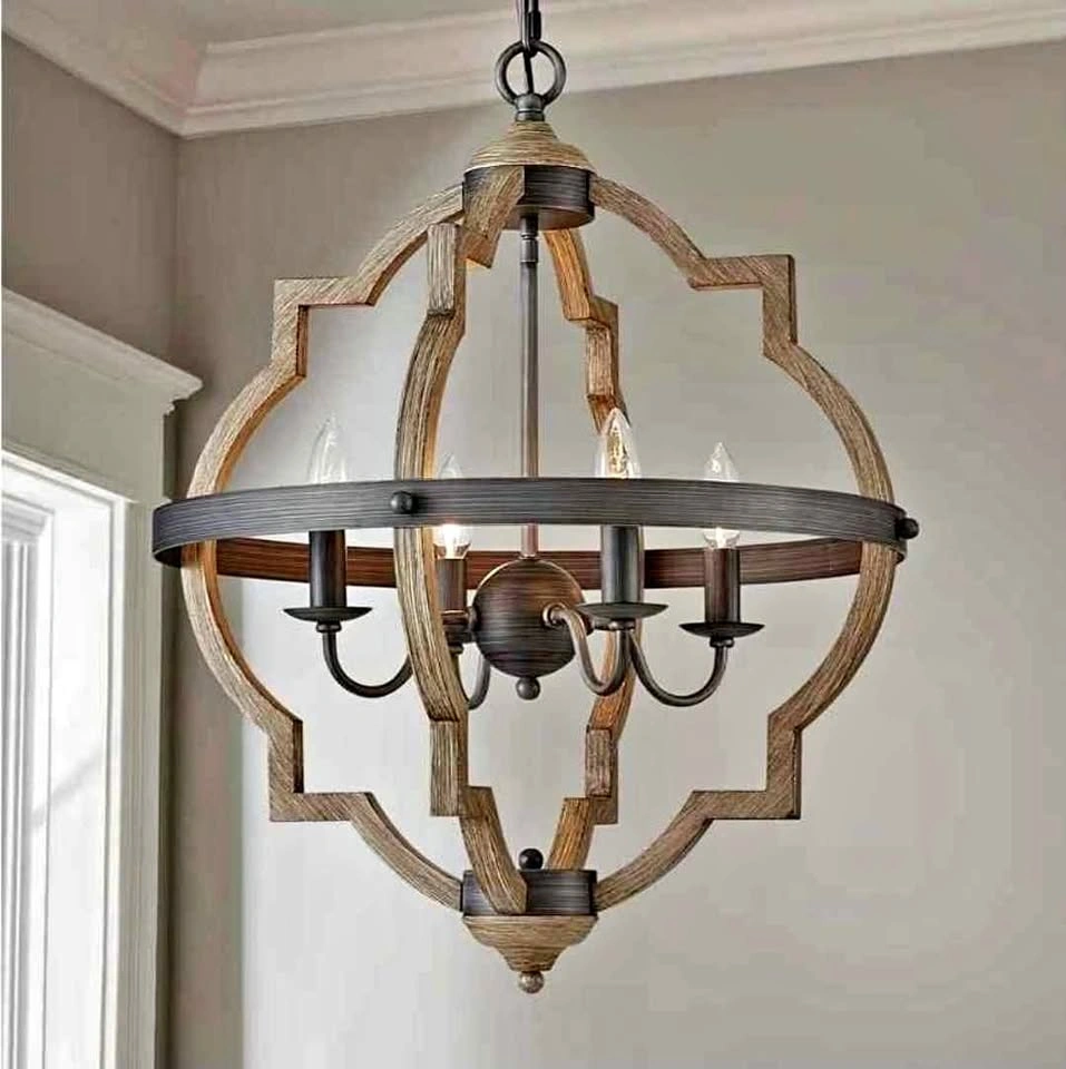 MEIXISUE Farmhouse Rustic Chandelier