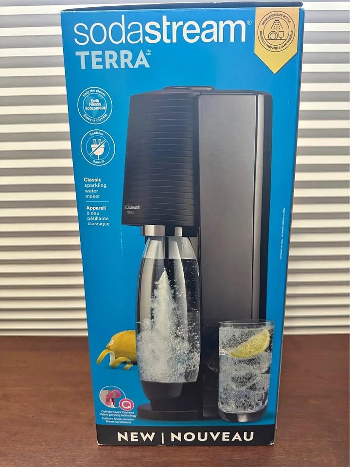 🥤 SodaStream Terra – BRAND NEW – Sealed in Box 🥤
