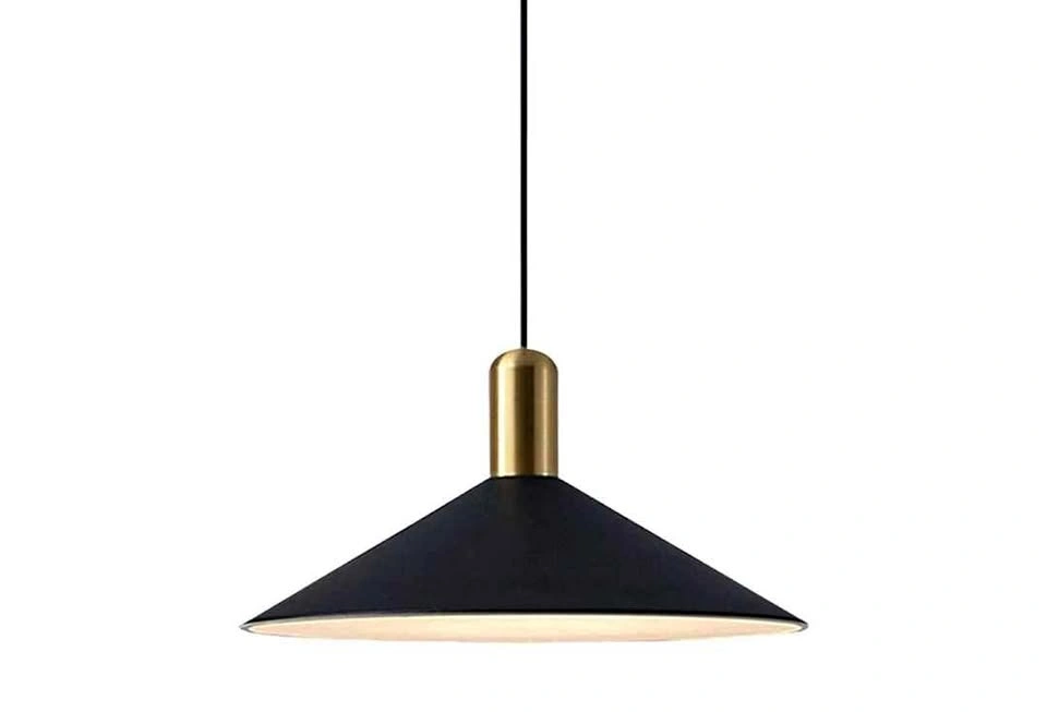 KCO 13.8 Inch Black Dome Pendant Light