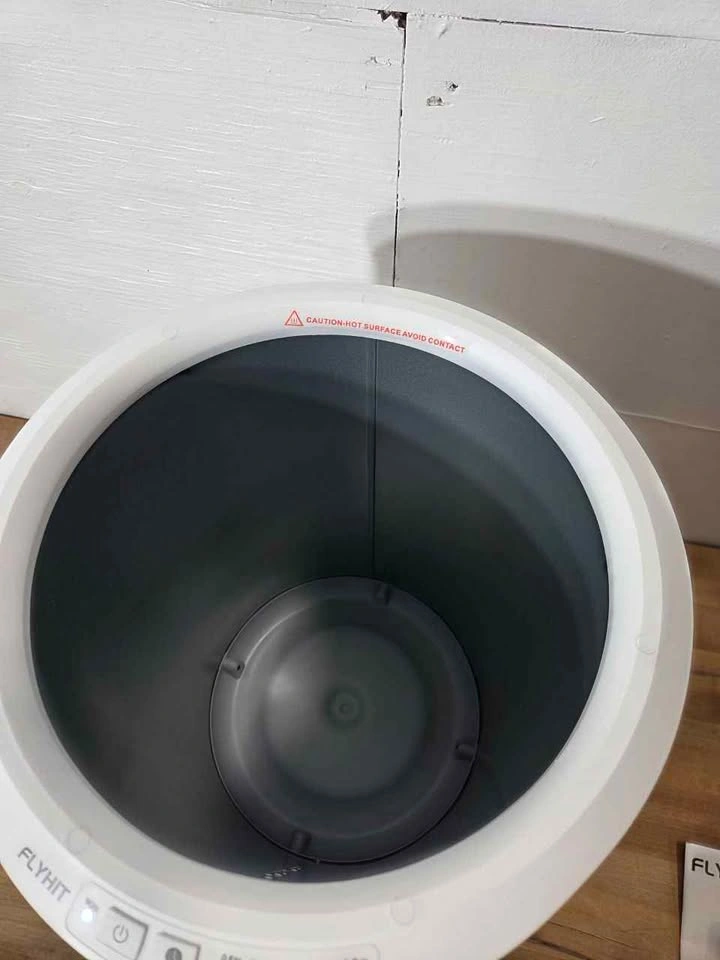 SAMEAT Large Heated Towel Warmer Bucket with Wood Handle - photo 2