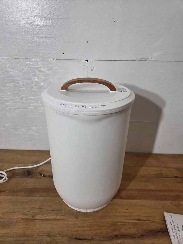 SAMEAT Large Heated Towel Warmer Bucket with Wood Handle - photo 4