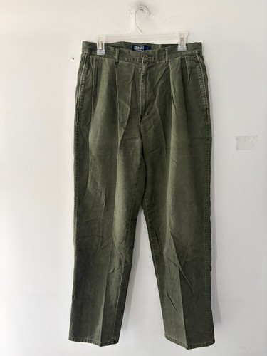 Vintage Polo Ralph Lauren Authentic Dry Goods Pleated Chino Pant