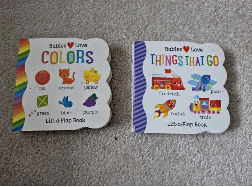 Babies Love Lift-a-Flap Books - Colors & Things That Go Set