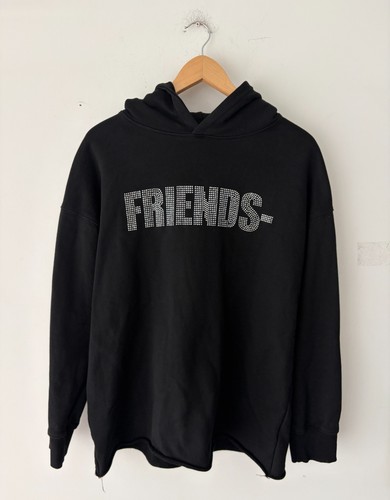 Vlone x Swavorski Friends Rhinestone Mens Hoodie Size L