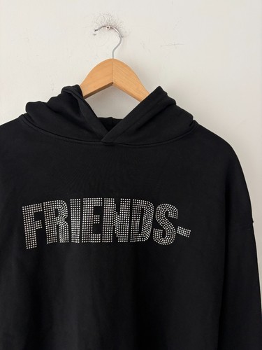 Vlone x Swavorski Friends Rhinestone Mens Hoodie Size L - photo 2
