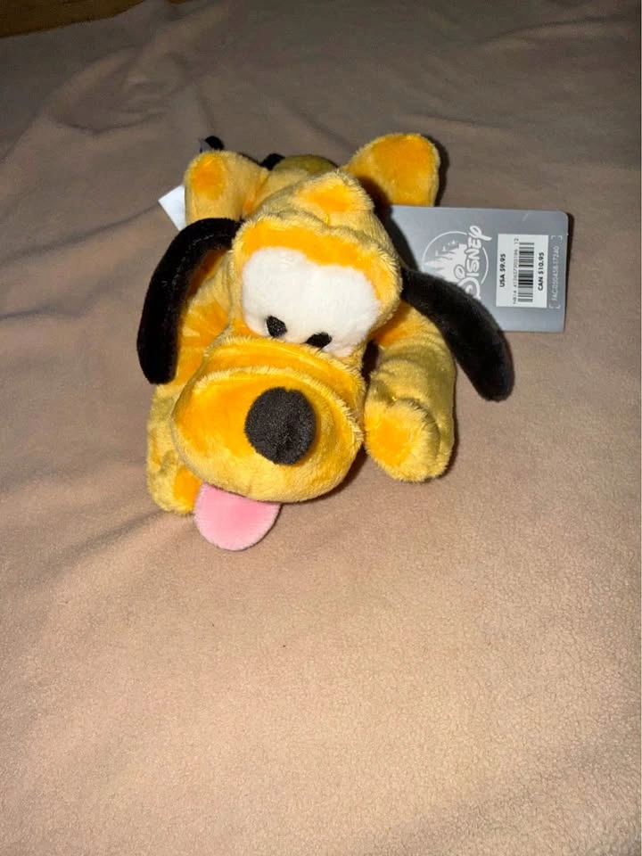 🐶💛 DISNEY STORE PLUTO PLUSH — 8” 💛🐶