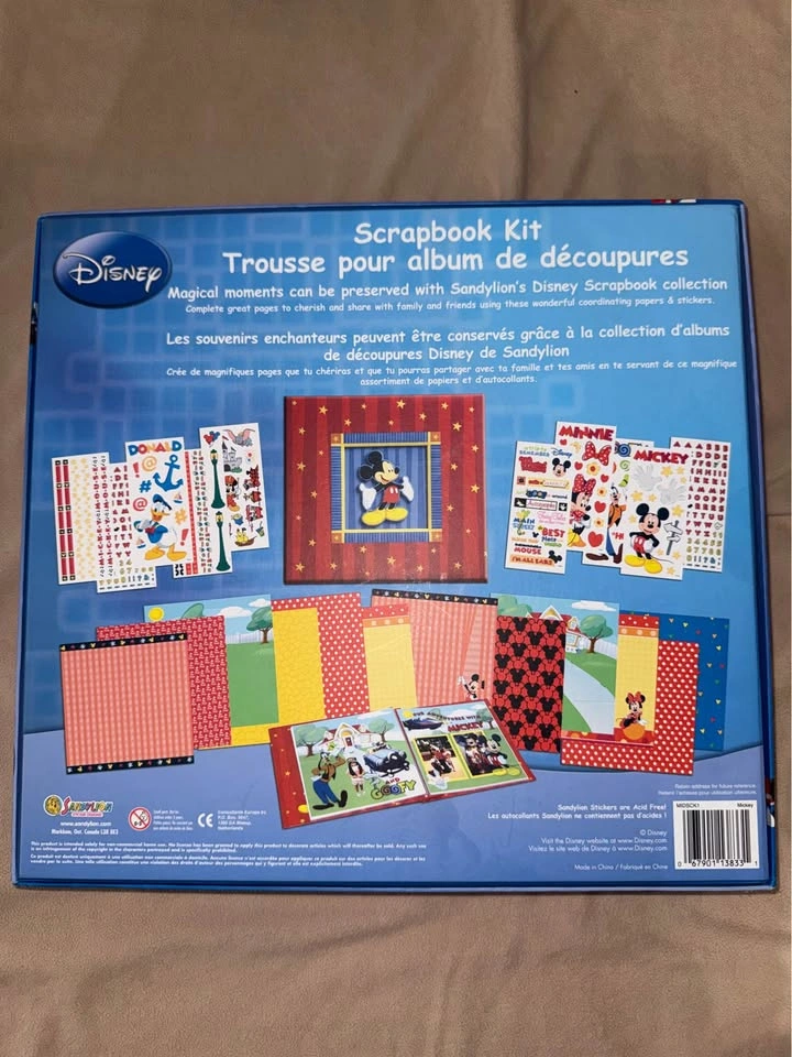 🐭❤️ SANDYLION DISNEY MICKEY MOUSE SCRAPBOOK KIT ❤️🐭 - photo 2