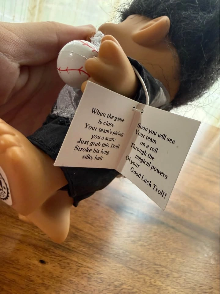 ⚾️🖤 VINTAGE RUSS MLB CHICAGO WHITE SOX TROLL 🖤⚾️ - photo 4
