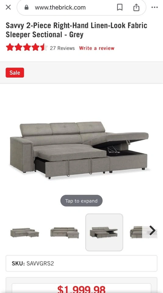 Brand new bed cum sofa
