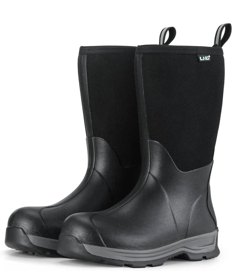 Men's Mid Calf Waterproof Rubber Rain Boots - photo 2