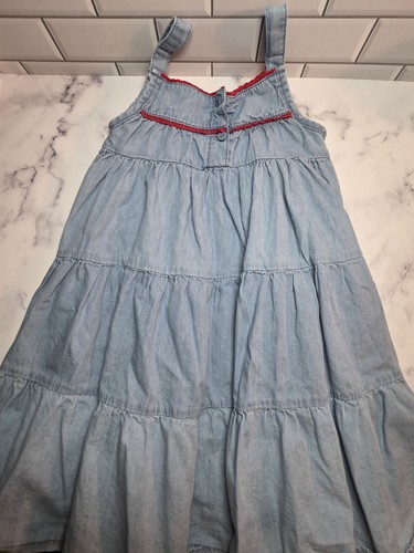 Tommy Hilfiger Girls Blue/Red Denim Sundress Sleeveless 2T - photo 2