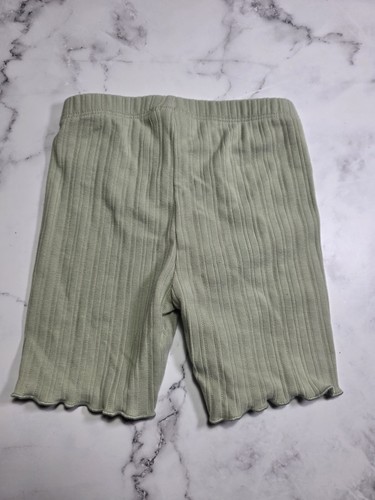 Cat & Jack Girls 2T/3T Green 2pc Cotton Knit Shorts Set - photo 3