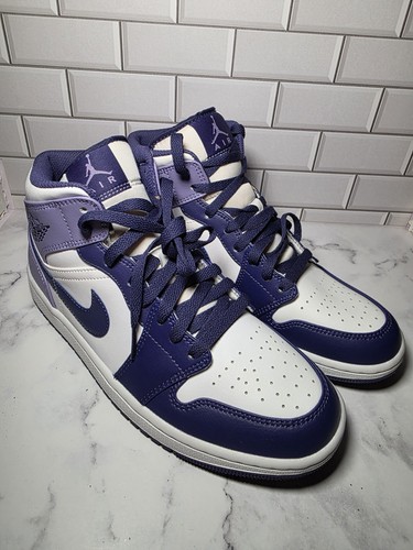 Nike Air Jordans 1 Mid 'Sky J Purple' (Blueberry) Men's Size 9 - photo 3