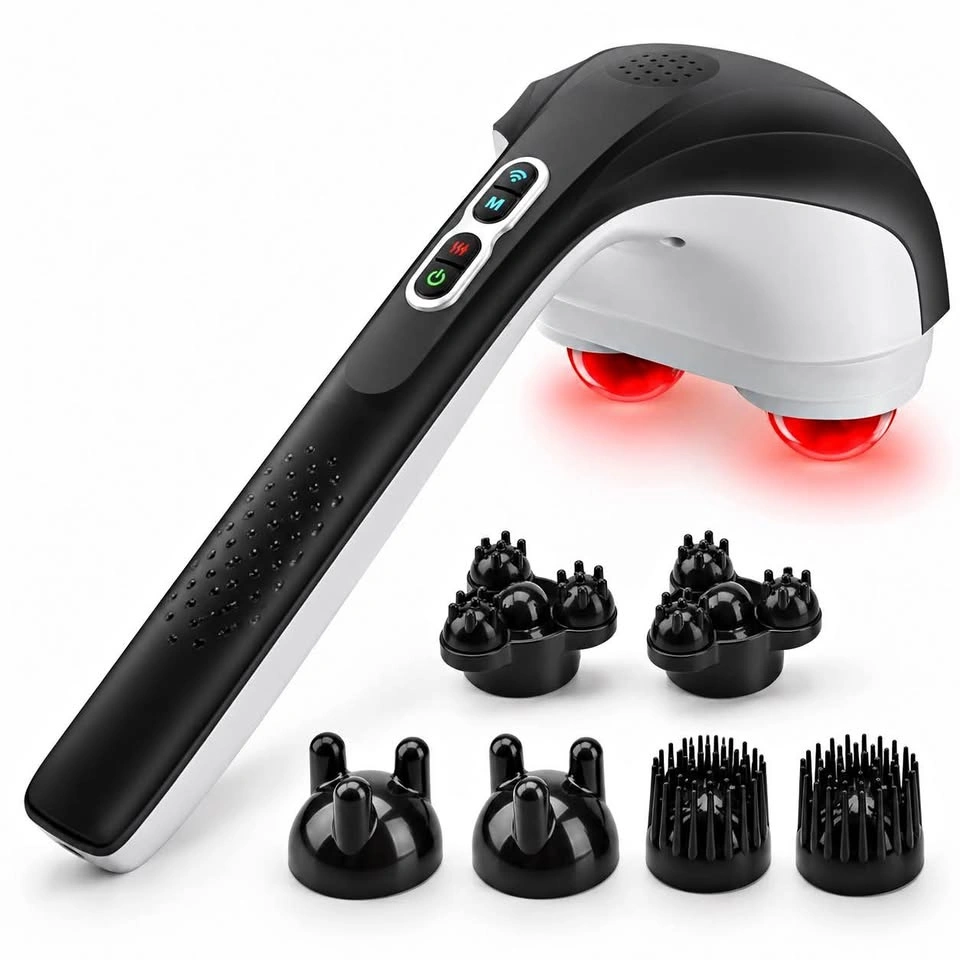 SNAILAX Cordless Handheld Massager with Heat – Brand New Open Bo