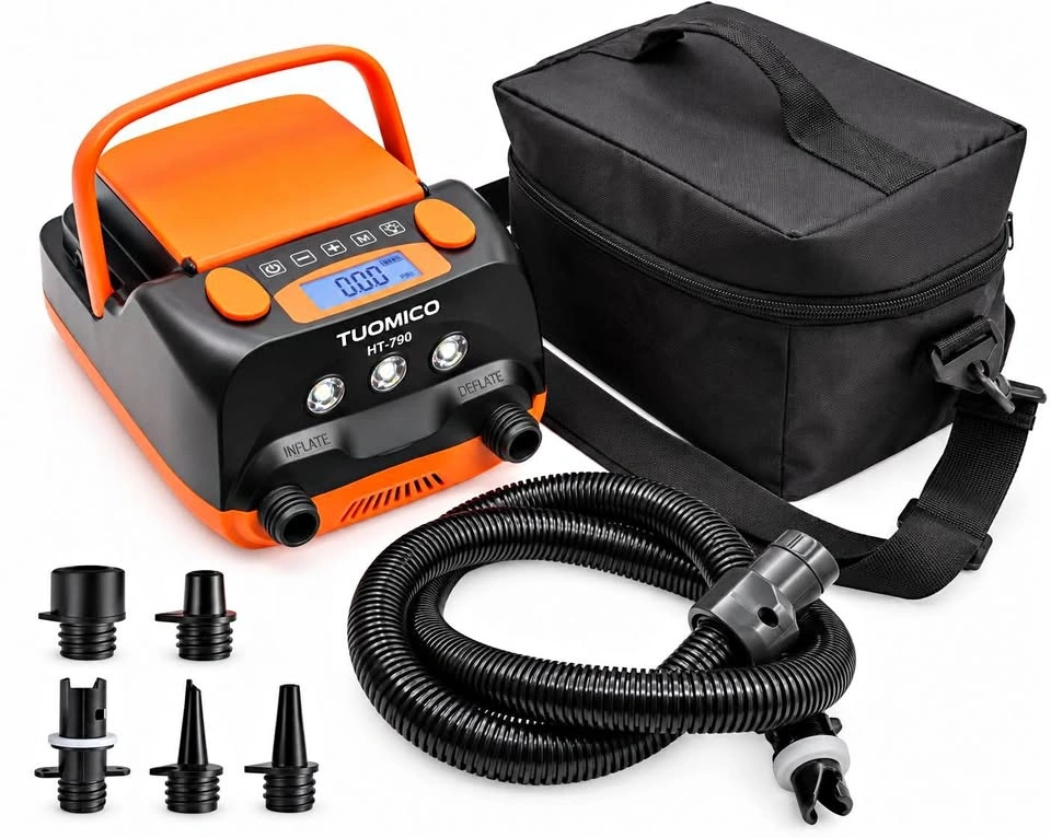 TUOMICO HT-790 Rechargeable SUP Electric Air Pump – 16 PSI