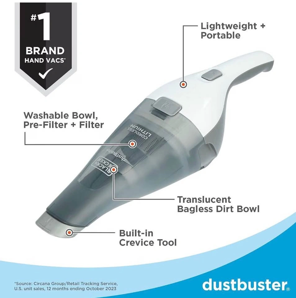 BLACK+DECKER Dustbuster Cordless Hand Vacuum - photo 3