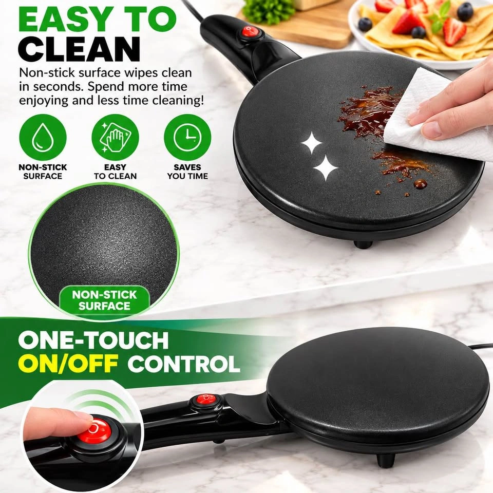 NutriChef Electric Crepe Maker – Non-Stick - photo 4