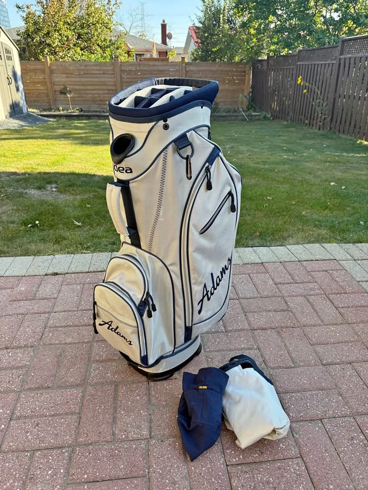 New Adams Golf Bag with Cover