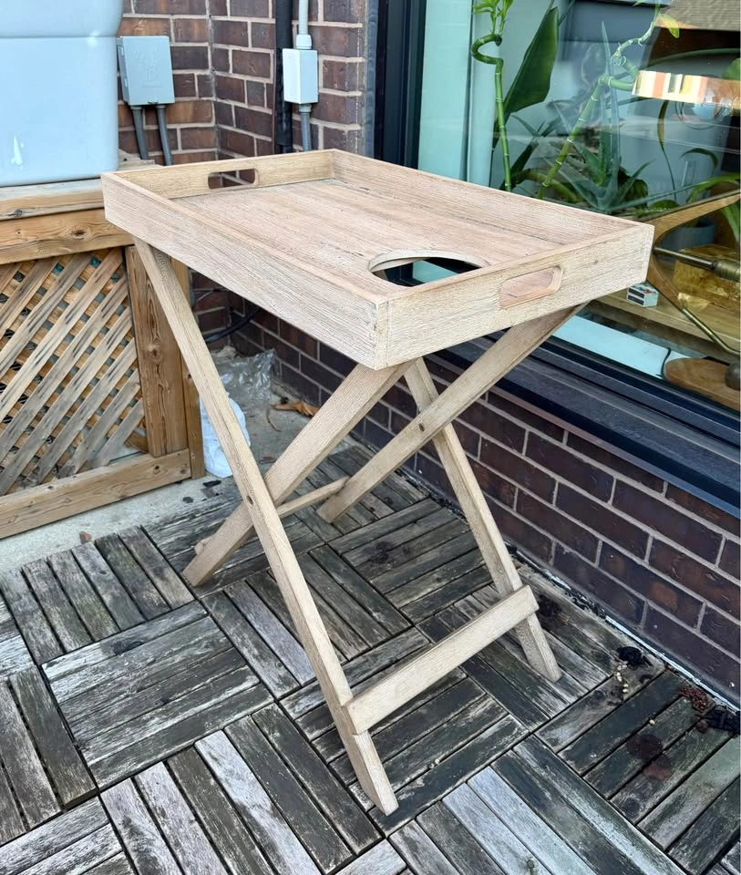 4-Piece Wooden Patio Bistro Set - photo 3