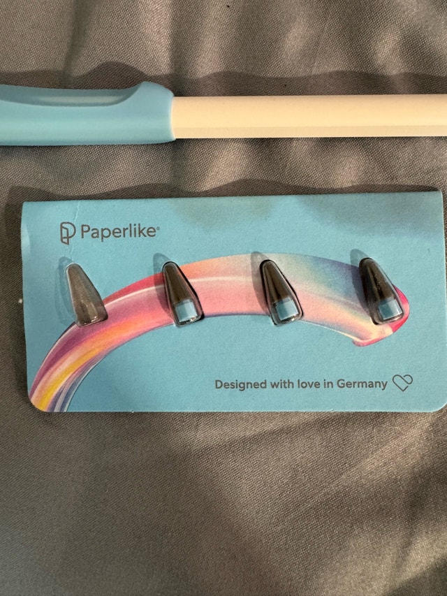 Apple Pencil Pro with Paperlike Grip and Tips - photo 2