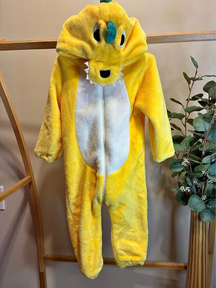Kids Yellow Dinosaur Costume size 12 months