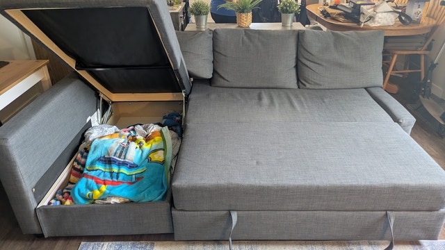 QUICK SALE: IKEA Friheten Sleeper Sectional Sofa - photo 2