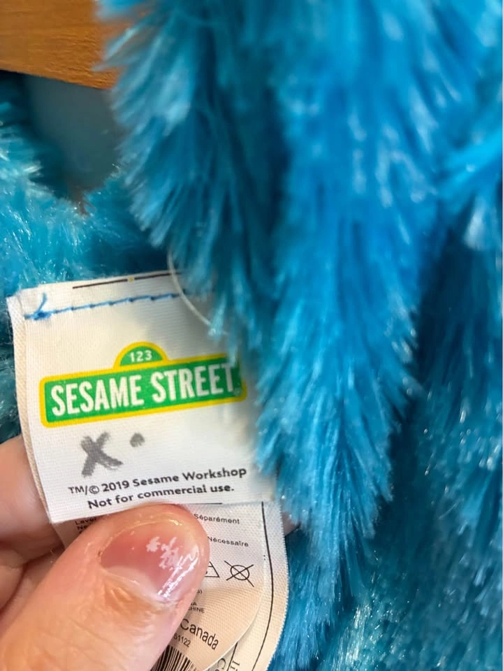 Sesame Street Cookie Monster Costume size 12 months - photo 2