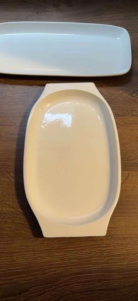 White Serving Platters - photo 2