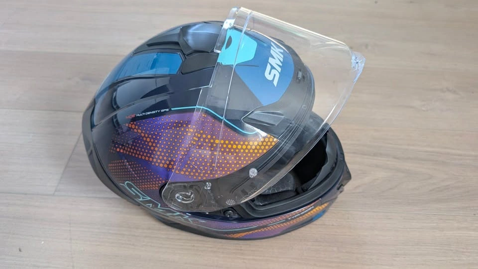 SMK Typhoon Full Face Motorcycle Helmet - Size Medium - photo 2