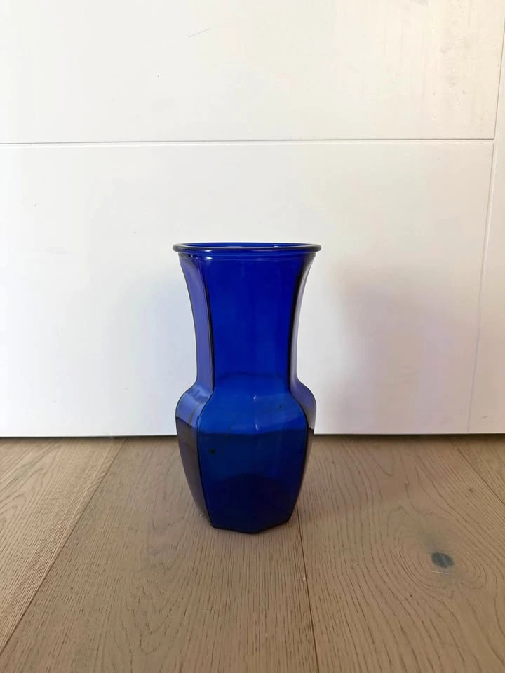 Cobalt Blue Glass Vase