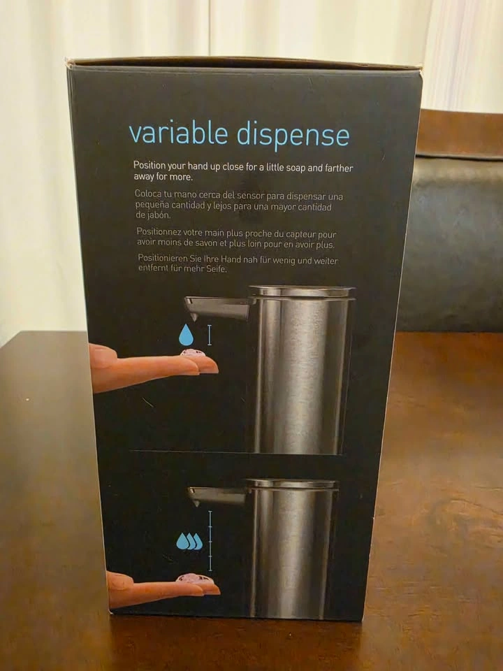 Simple human 9 Oz Brushed Stainless Steel Handsoap Dispenser - photo 5