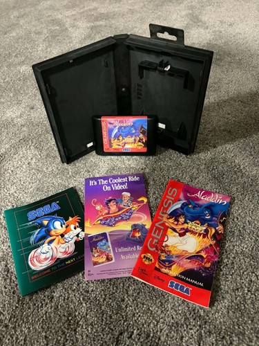 Disney's Aladdin (Sega Genesis, 1994) - CIB with all inserts - photo 2