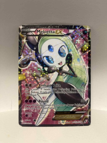 Meloetta EX RC25/RC25 Full Art BW Legendary Treasures - DMG - photo 5