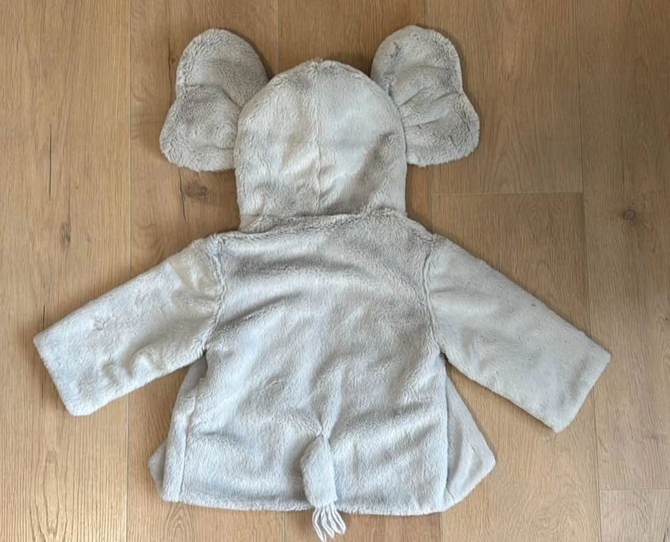 Baby Elephant Halloween Costume Coat 12–24M | Bearington - photo 2